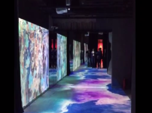 沉浸式投影絢麗海洋-沉浸式空間投影-沉浸式場景投影-好奇數(shù)字科技