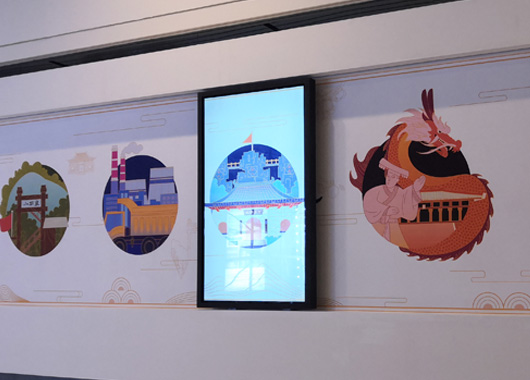 互動滑軌屏在科技、企業(yè)、科普、黨建、廉政、博物館等展館展廳的應用場景