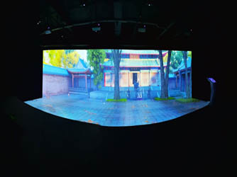 折幕投影-好奇數(shù)字科技