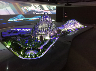 上海天安千樹3D  Mapping數(shù)字沙盤投影互動(dòng)演繹