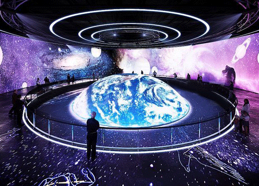 球幕投影在氣象局的應(yīng)用場(chǎng)景