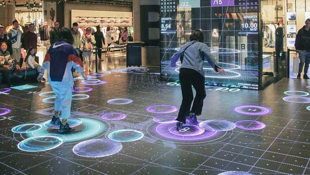 地面互動(dòng)投影-好奇數(shù)字科技