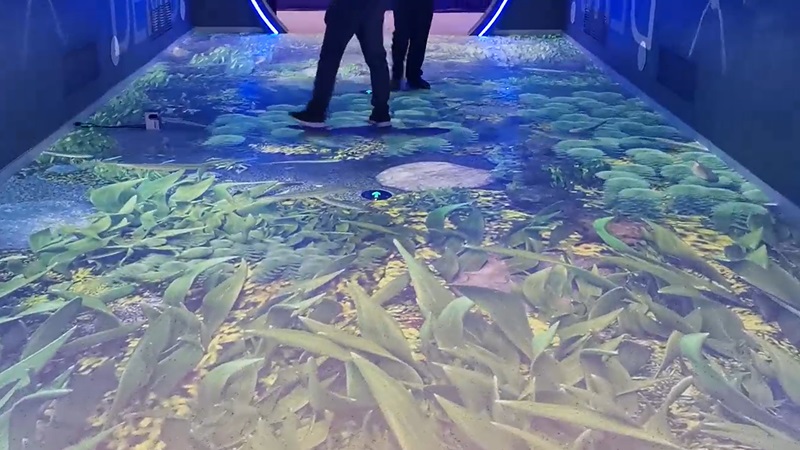 魚水地面投影互動(dòng)-蘇州好奇數(shù)字科技.jpg