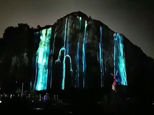 山體 3Dmapping 投影-蘇州好奇數(shù)字科技