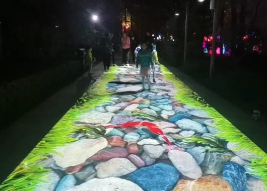 沉浸式投影在公園場所的應(yīng)用場景