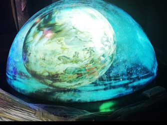 球幕投影-外投半球-好奇數(shù)字科技